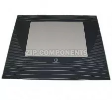 Стекло двери духовки (наружное) для плит INDESIT C00285483
