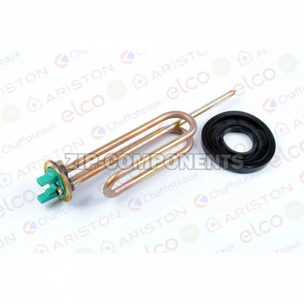 Тэн водонагревателя 1500W, M6, D-48мм, H-280мм, оригинал Ariston 65111790