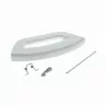 Ручка люка Indesit, серия Glob, белая C00285747