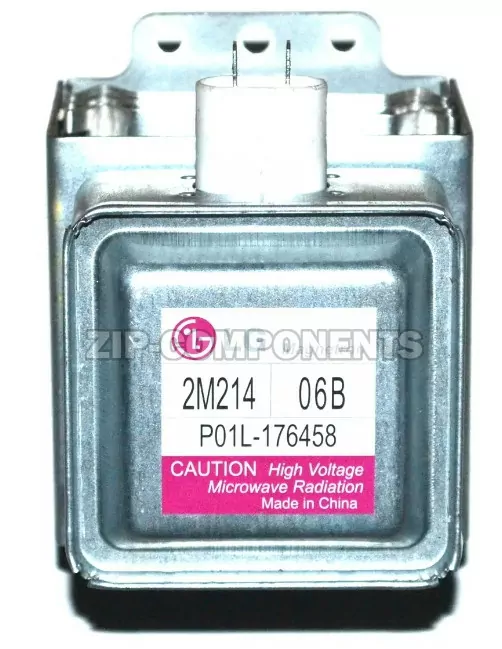 Магнетрон LG 2M214-06B 700W 4 пластины 6 отверстия разъем перпендикулярно