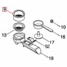 Фильтр в рожок кофеварки для Delonghi ЕС на 2 чашки 607731